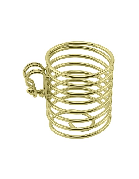 Vintage Lowrider Round Cup Holder Gold.